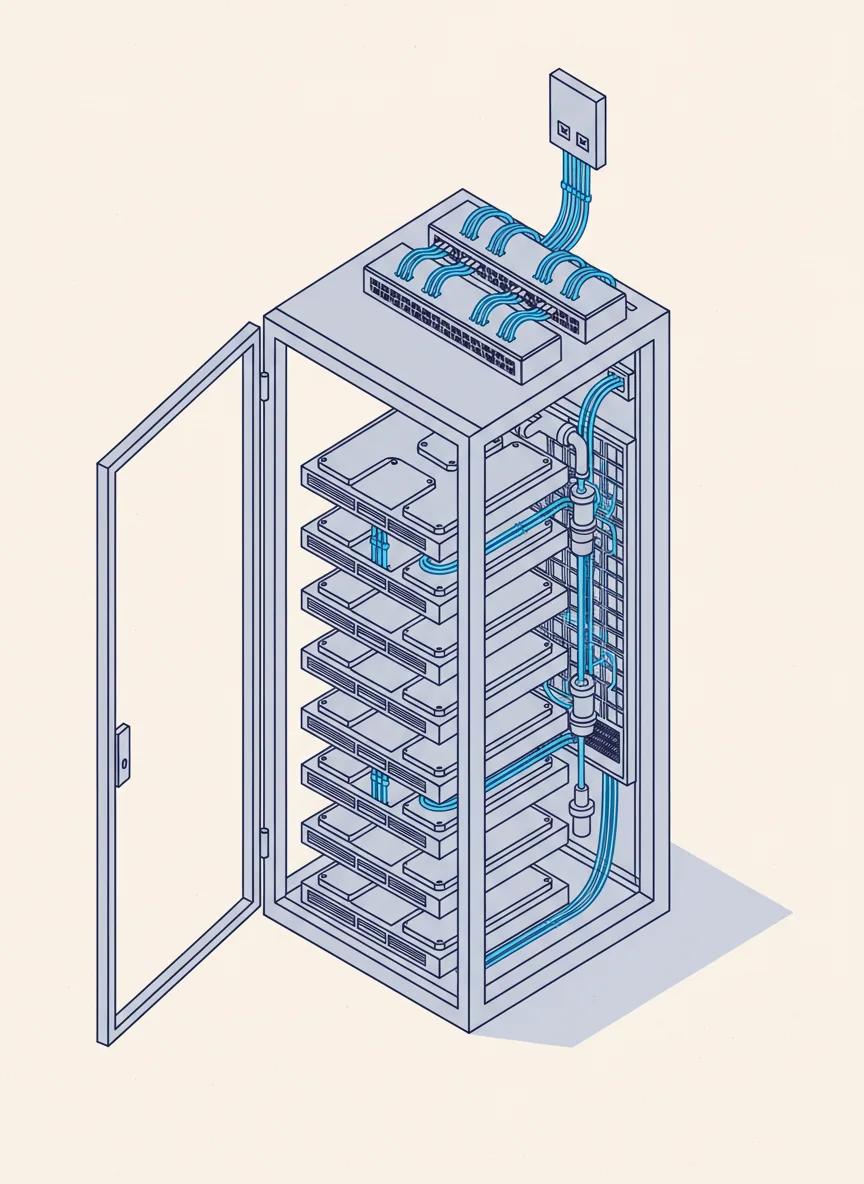 High density AI GPU rack