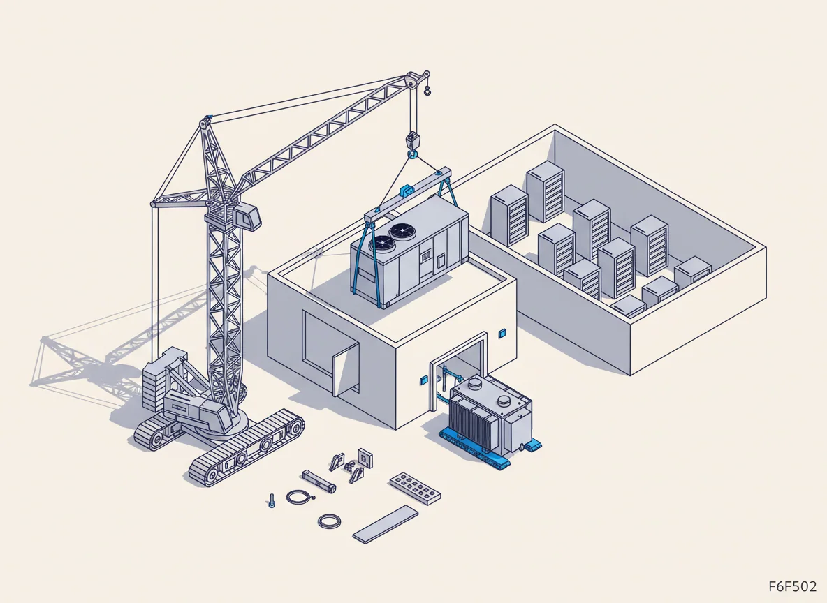 Heavy equipment installation